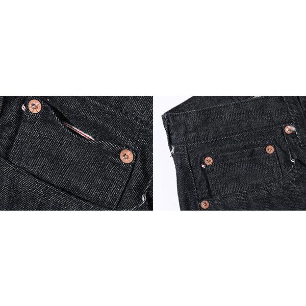 シュガーケーン SUGAR CANE ブラック デニム ジーンズ SC42460 14.25oz 1947MODEL スタンダード ストレート ジーパン ヴィンテージ アメカジ メンズ 東洋の画像