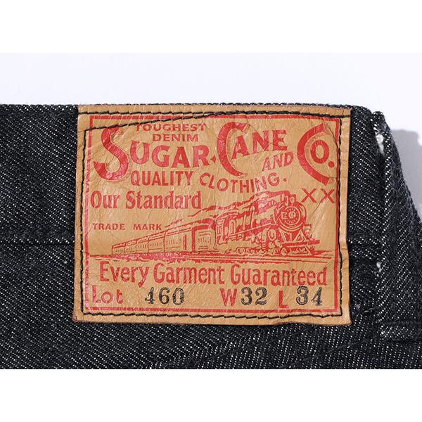 シュガーケーン SUGAR CANE ブラック デニム ジーンズ SC42460 14.25oz 1947MODEL スタンダード ストレート ジーパン ヴィンテージ アメカジ メンズ 東洋｜ragtim-store｜14