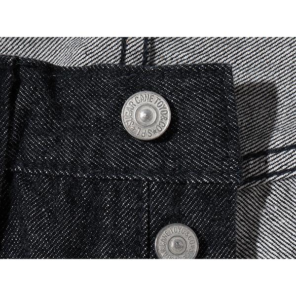 シュガーケーン SUGAR CANE ブラック デニム ジーンズ SC42460 14.25oz 1947MODEL スタンダード ストレート ジーパン ヴィンテージ アメカジ メンズ 東洋の画像