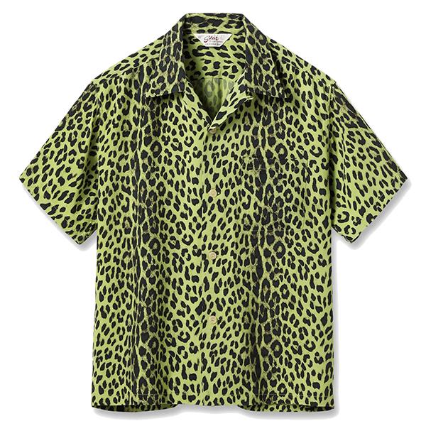 ヒョウ柄 半袖アロハシャツ レオパード ハワイアン ルード ブラウン S 楽天市場】ワコマリア・WACKO MARIA 22SS LEOPARD HAWAIIAN