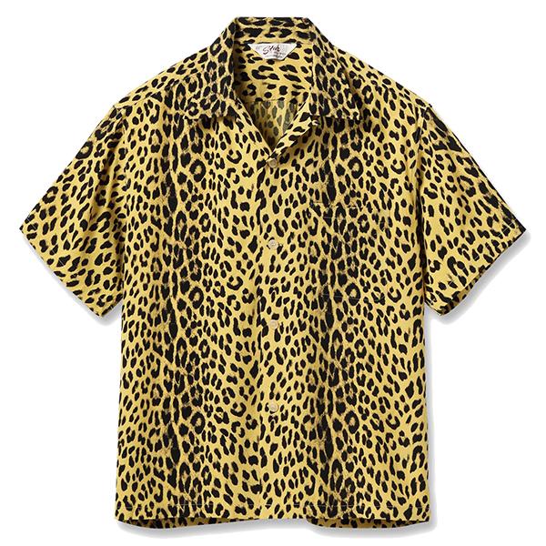 専用出品ワコマリア　アニマルプリント 半袖シャツ　ヒョウ柄 WACKO MARIA(ワコマリア) 19SSLEOPARD HWAIIAN SHIRTレオパード半袖