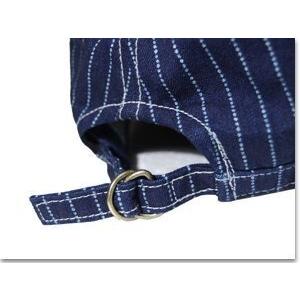 フェローズ PHERROW'S キャップ 帽子　ワークキャップ　ウォバッシュ　ストライプ　インディゴ　SRC1   アメカジ プレゼント 男性 メンズ ラッピング対応可能 | Pherrow's | 06