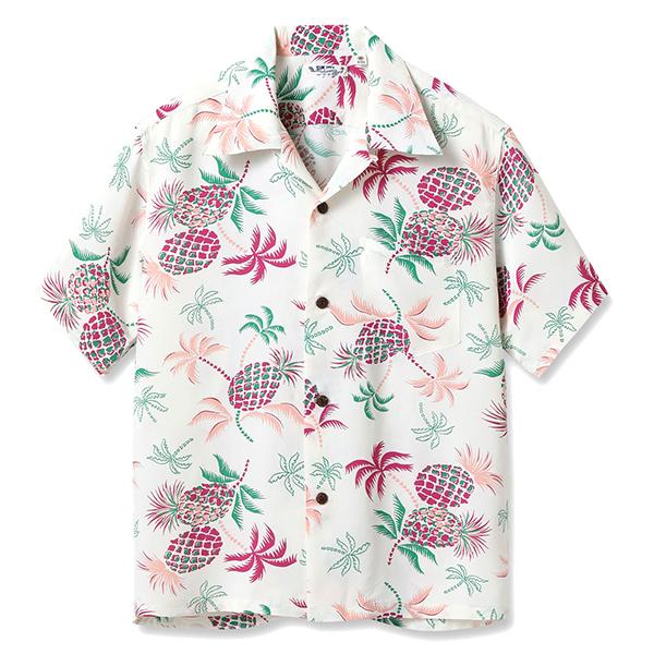 SUN SURF サンサーフ アロハシャツ SS39225 PALMS & PINEAPPLE