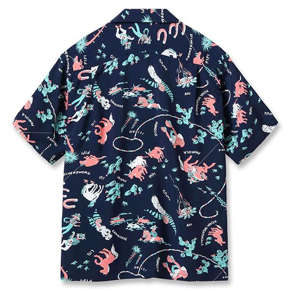 SUN SURF サンサーフ アロハシャツ SS39420 PANIOLA TOWN レーヨン