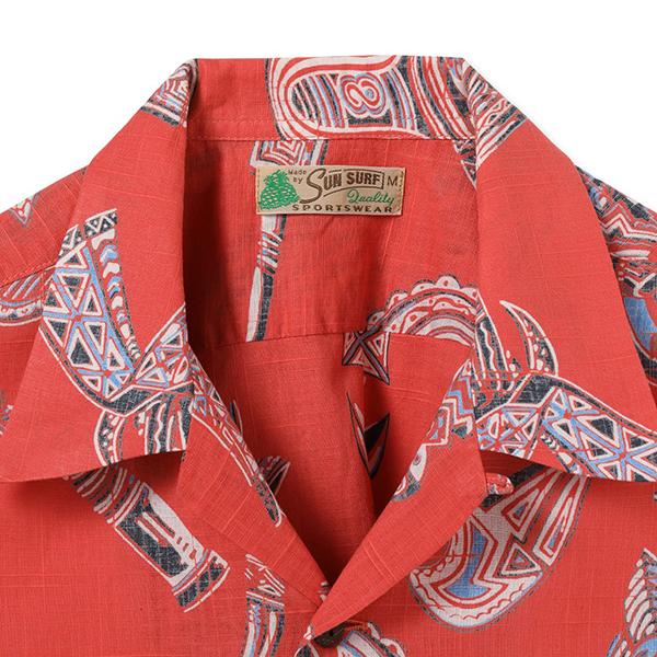 [SUN SURF（サンサーフ）]アロハシャツ “NATIVE MASK” SUN SURF サンサーフ アロハシャツ SS39502 NATIVE MASK お面