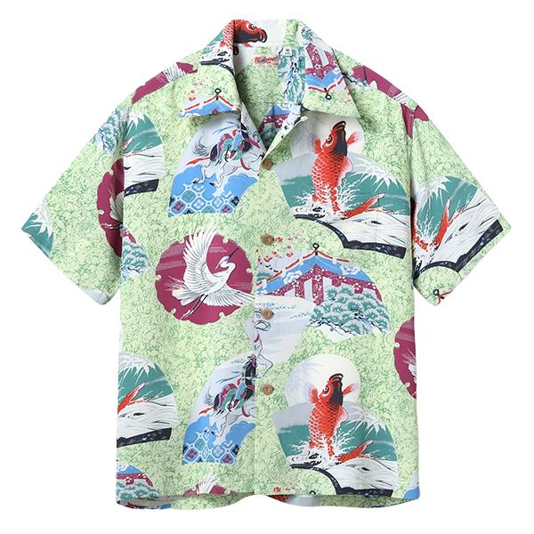 SUN SURF サンサーフ アロハシャツ SS39614 RAYON HAWAIIAN SHIRT