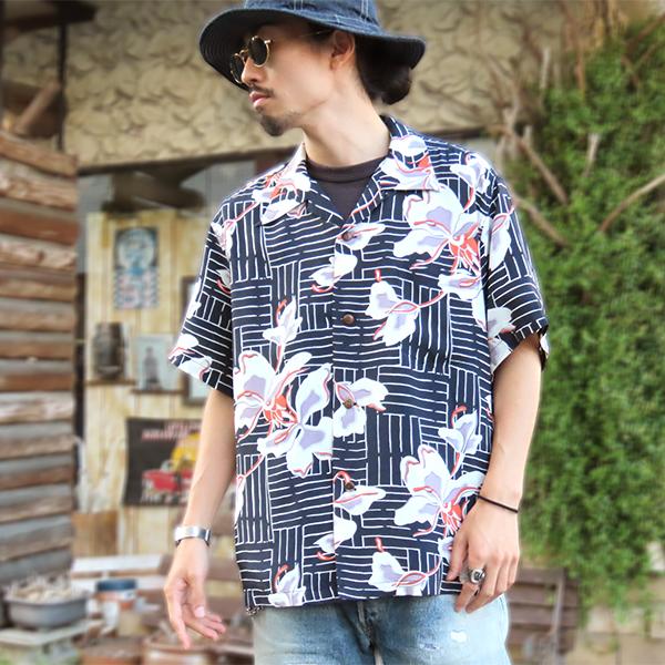 SUN SURF サンサーフ アロハシャツ SS39615 WHITE GINGER 半袖