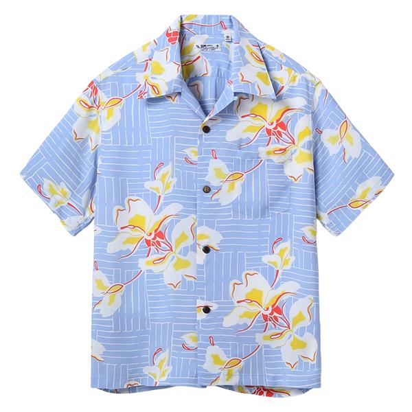 SUN SURF サンサーフ アロハシャツ SS39615 WHITE GINGER 半袖