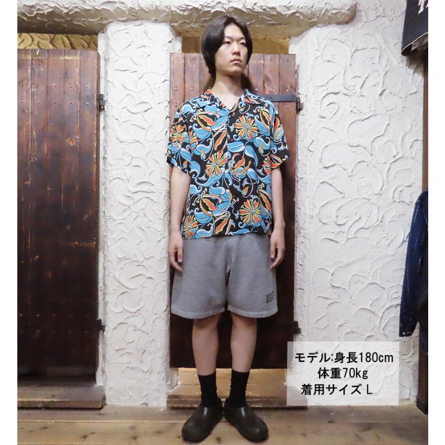 モーガン蔵人着用 Lily Rayon Shirt リリーレーヨン花柄シャツ SUN SURF サンサーフ アロハシャツ SS39619 SPIDER LILY レーヨン 半袖