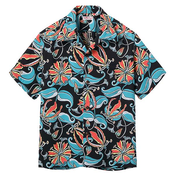 SUN SURF サンサーフ アロハシャツ SS39619 SPIDER LILY レーヨン 半袖
