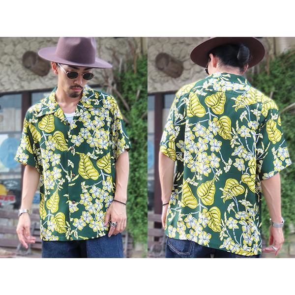 SUN SURF サンサーフ アロハシャツ SS39621 PLUMERIA BLOSSOMS 半袖