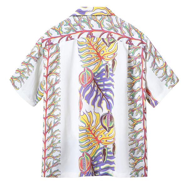 SUN SURF サンサーフ アロハシャツ SS39622 MONSTERA BORDER レーヨン