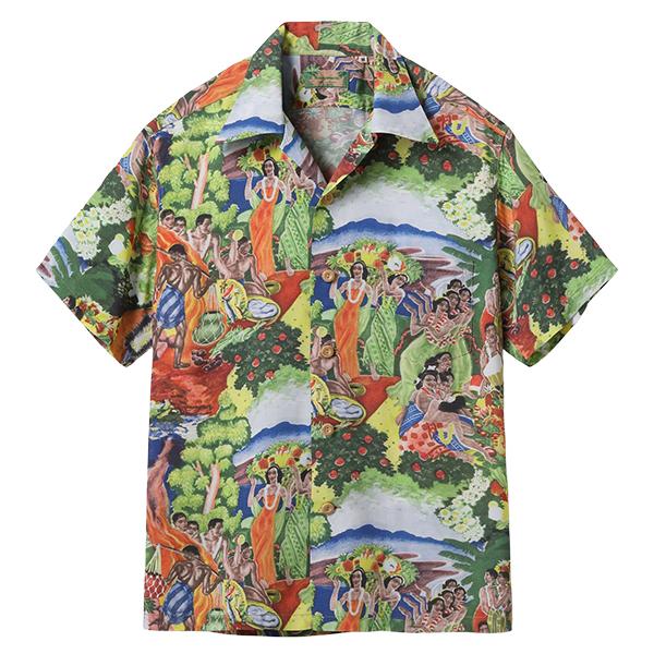 SUN SURF サンサーフ アロハシャツ SS39678 ORIGINAL MATSON MENU