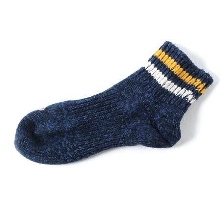 UES ウエス SSX-1 ライン入り スニーカー ソックス 靴下 リネン