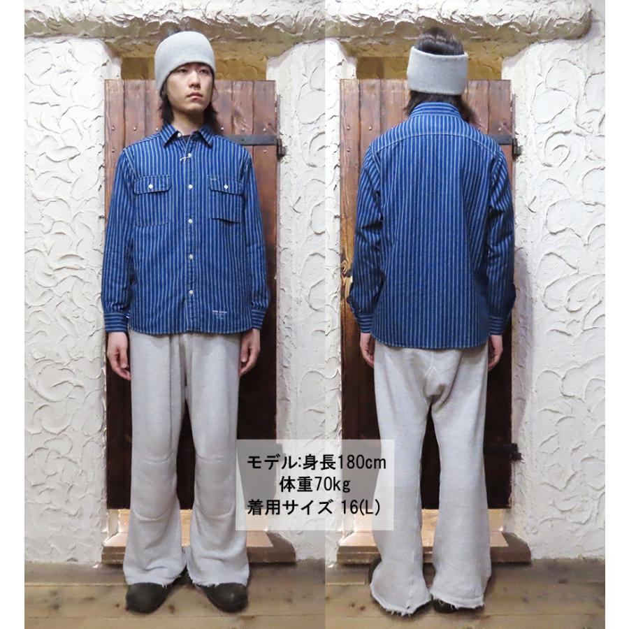 【美品】25年モデルTheory クロップ ラガーシャツ バイカラー S相当 TROPHY CLOTHING（トロフィークロージング） シャンブレーワークシャツ