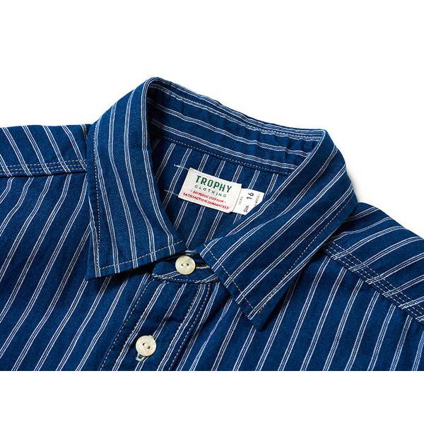 TROPHY CLOTHING（トロフィークロージング） シャンブレーワークシャツ