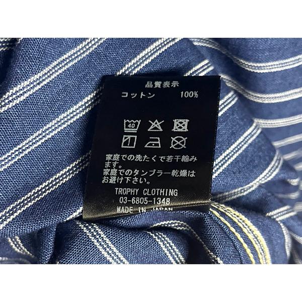 TROPHY CLOTHING（トロフィークロージング） シャンブレーワークシャツ
