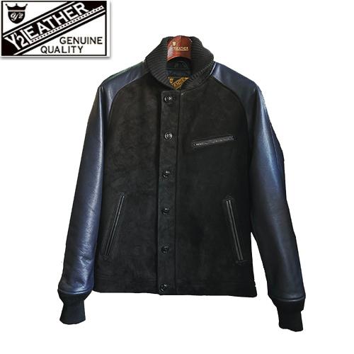 Y'2 LEATHER レザー スエード ジャケット TB-136 サイズ38 Y'2 LEATHER ワイツーレザー レザージャケット TB-136 STEER