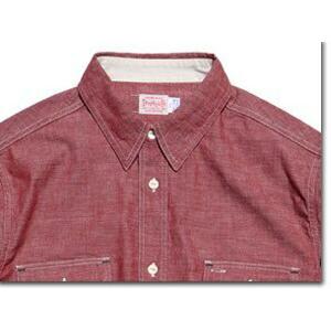 トロフィークロージング TROPHY CLOTHING シャツ TR-SH02 HARVEST SHIRTS 長袖シャンブレーシャツ アメカジ バイカー 日本製 | TROPHY CLOTHING | 13