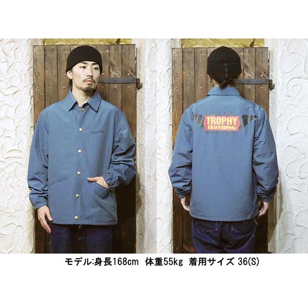 トロフィークロージング TROPHY CLOTHING コーチジャケット TR24AW-502 ウィングロゴ ウォームアップジャケット 60/40クロス 日本製 バイカー アメカジ メンズ トロフィークロージング TROPHY CLOTHING コーチジャケット TR24AW-502 ウィングロゴ ウォームアップジャケット 60/40クロス 日本製 バイカー アメカジ メンズ