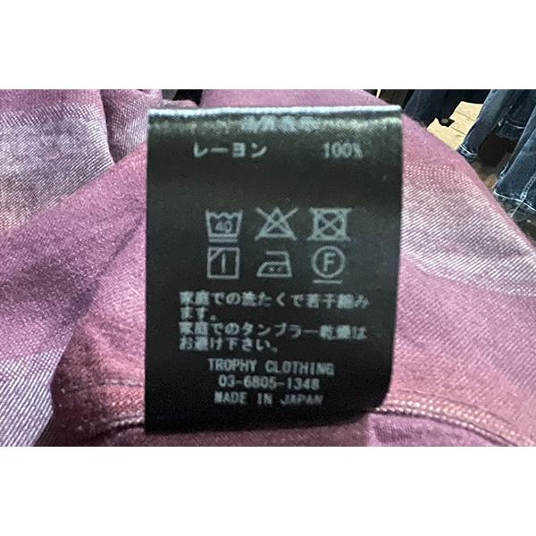 TROPHY CLOTHING（トロフィークロージング） オープンカラーシャツ
