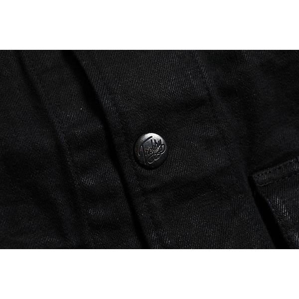 トロフィークロージング TROPHY CLOTHING ベスト Lot 3905 Rancher Vest Blackie Denim 硫化染め 反応染め ブラック ワーク バイカー アメカジ メンズ | TROPHY CLOTHING | 08