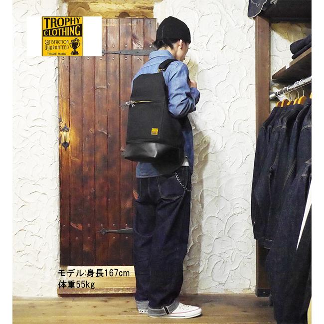 TROPHY CLOTHING ラウンドトリップバッグ TROPHY CLOTHING - ROUND TRIP BAG (BLACK) - CANVAS CLOTHING