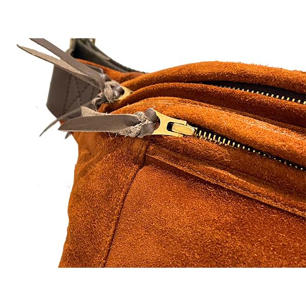 トロフィークロージング TROPHY CLOTHING TR-B30 Day Trip Bag ステアハイド スエード 鞄 ボディバッグ ショルダー 斜め掛け レザー アメカジ バイカー メンズ | TROPHY CLOTHING | 04