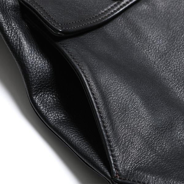 トロフィークロージング TROPHY CLOTHING レザーベスト TRL-07 Rancher Steerhide Vest ステアハイド ベスト ジレ 牛革 バイカー アメカジ メンズの画像