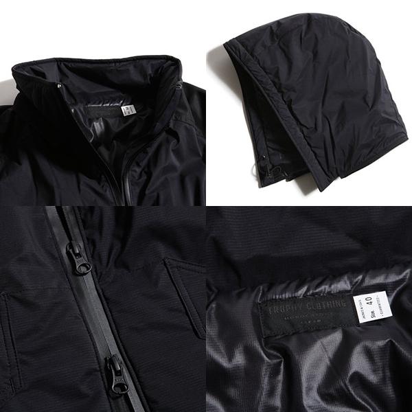 Trophy Clothing 黒 ナイロンジャケット TROPHY CLOTHING(トロフィークロージング) プリマロフトジャケット
