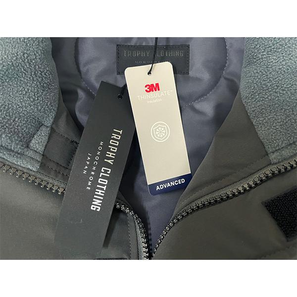 トロフィークロージング TROPHY CLOTHING ジャケット TRMN-504 MONOCHROME Shipboard Jacket モノクローム 中綿 日本製 バイカー アメカジ アウター メンズ | TROPHY CLOTHING | 19