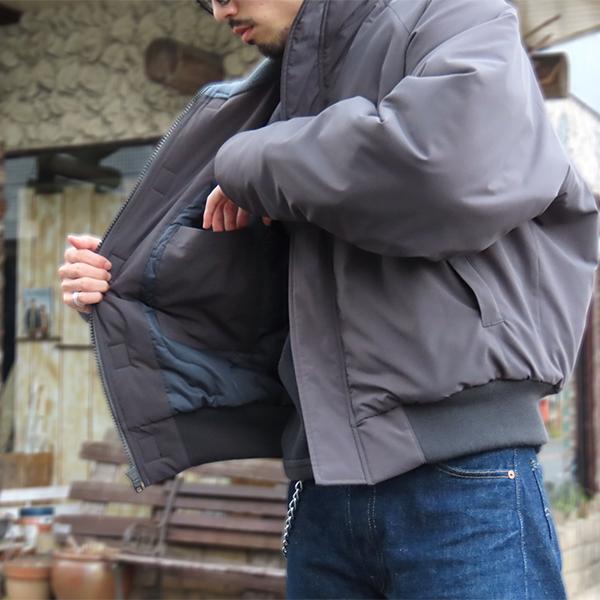 トロフィークロージング TROPHY CLOTHING ジャケット TRMN-504 MONOCHROME Shipboard Jacket モノクローム 中綿 日本製 バイカー アメカジ アウター メンズ | TROPHY CLOTHING | 04