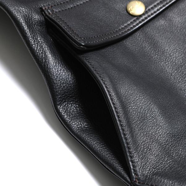 トロフィークロージング TROPHY CLOTHING TR-YL07 ランチャーベスト レザーベスト ステアハイド 牛革 バイカー アメカジ | TROPHY CLOTHING | 11