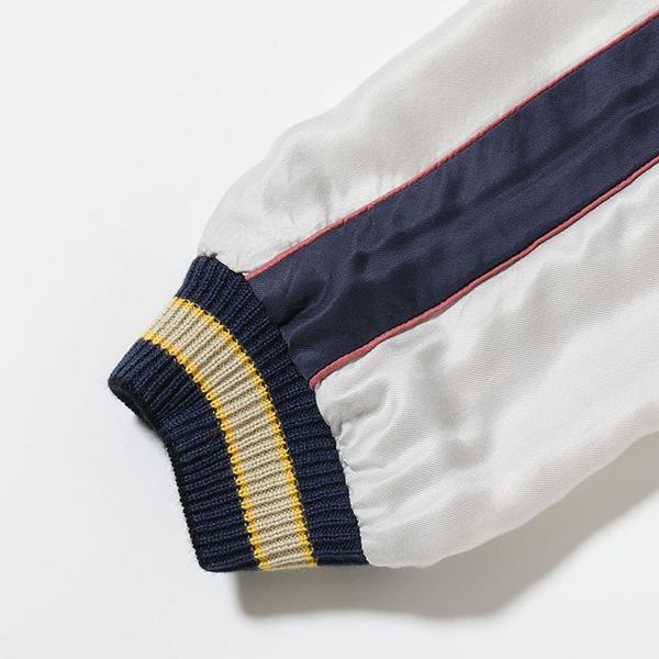 【東洋】リバーシブル スカジャン 東洋スカジャン【DOUBLE DRAGON×JAPAN MAP】リバーシブルサテン