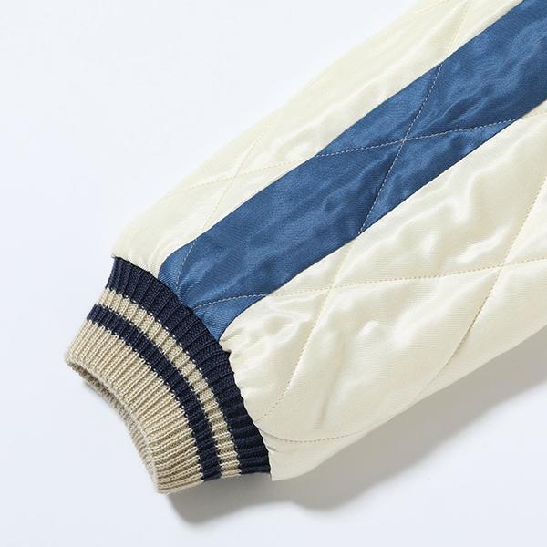 テーラー東洋 TAILOR東洋 別珍 スカジャン TT15792-138 Velveteen WHITE DRAGON BLACK EAGLE 中綿 キルト スカジャン 白龍 黒鷲 刺繍 アメカジ メンズ 新作 | TAILOR TOYO | 13