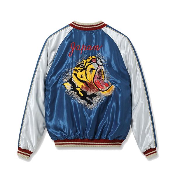 【苫小牧バナナ】現状品 TAILOR/テーラー東洋 TT11591 リーバーシブル スカジャン Mサイズ 虎×赤鷲 サテン♪ TAILOR TOYO テーラー東洋 TAILOR東洋 リバーシブル スカジャン