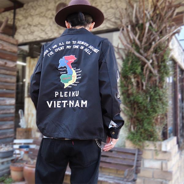 テーラー東洋 TAILOR東洋 ベトジャン TT15892 Cotton Vietnam Jacket VIETNAM MAP ベトナムジャケット アウター 刺繍 ヴィンテージ アメカジ メンズ 正規品 | TAILOR TOYO | 02