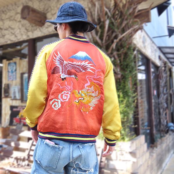 TAILOR TOYO テーラー東洋 スカジャン Lot No. TT15619-119 / Early 1950s Style Acetate Souvenir Jacket
