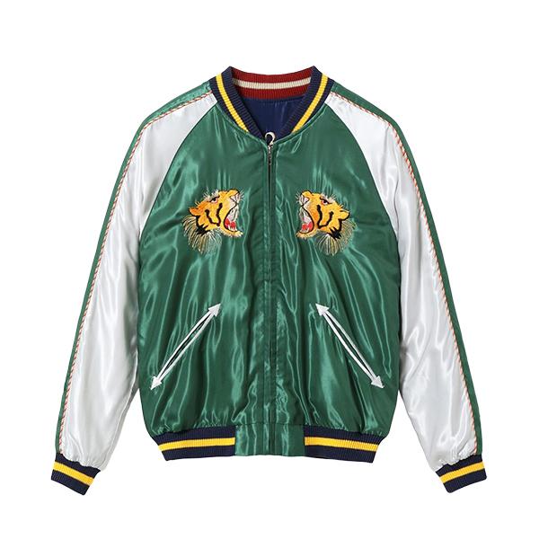TAILOR TOYO テーラー東洋 リバーシブル スカジャン TT15972-145 GREEN
