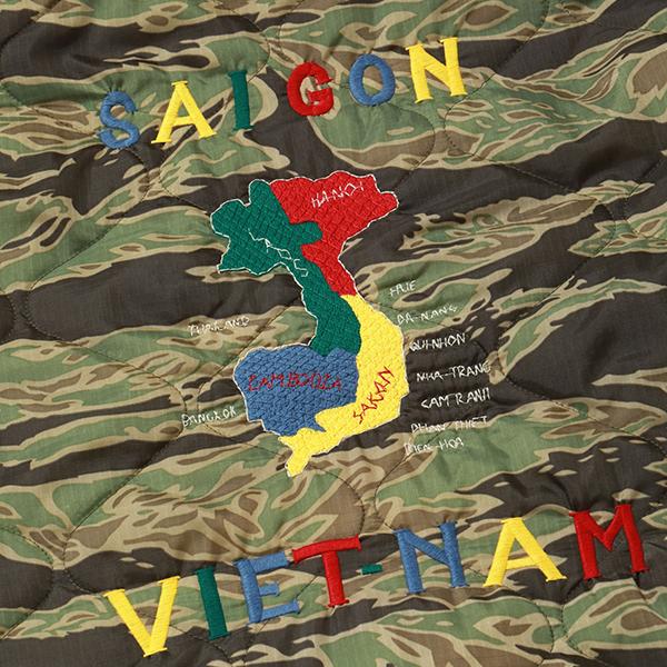 テーラー東洋 TAILOR東洋 ベトジャン TT15979 VIETNAM TIGER × VIETNAM MAP 虎 マップ タイガーストライプ アメカジ メンズ 正規品 | TAILOR TOYO | 16
