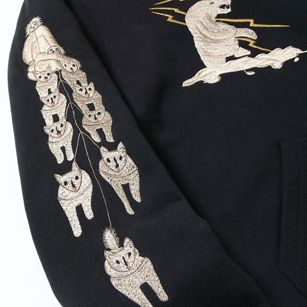 【希少】　テーラー東洋×BEAMS 別注 スウェットパーカー　ALASKA 刺繍 スカジャンの刺繍絵柄をそのまま スウェットパーカーに再現