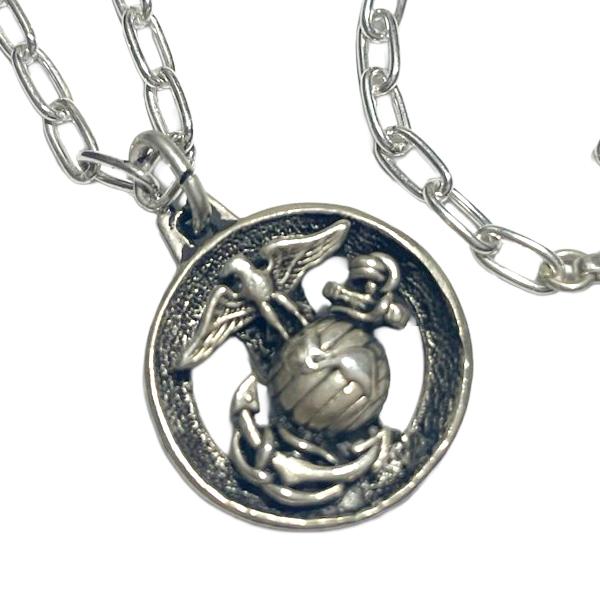 Pherrow's（フェローズ） ネックレス U.S.M.C.-PENDANT シルバー 925