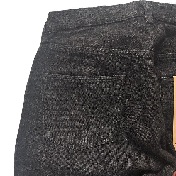 フルカウント FULL COUNT ジーンズ デニム 0105BK Wide Black Selvedge Denim ブラック 13.7oz ワンウォッシュ ワイド ストレート メンズ アメカジの画像