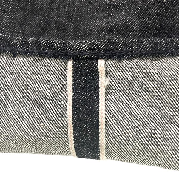 フルカウント FULL COUNT ジーンズ デニム 0105BK Wide Black Selvedge Denim ブラック 13.7oz ワンウォッシュ ワイド ストレート メンズ アメカジの画像
