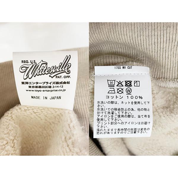 WHITESVILLE ホワイツビル スウェット WV69582 FREEDOM SLEEVE SWEAT