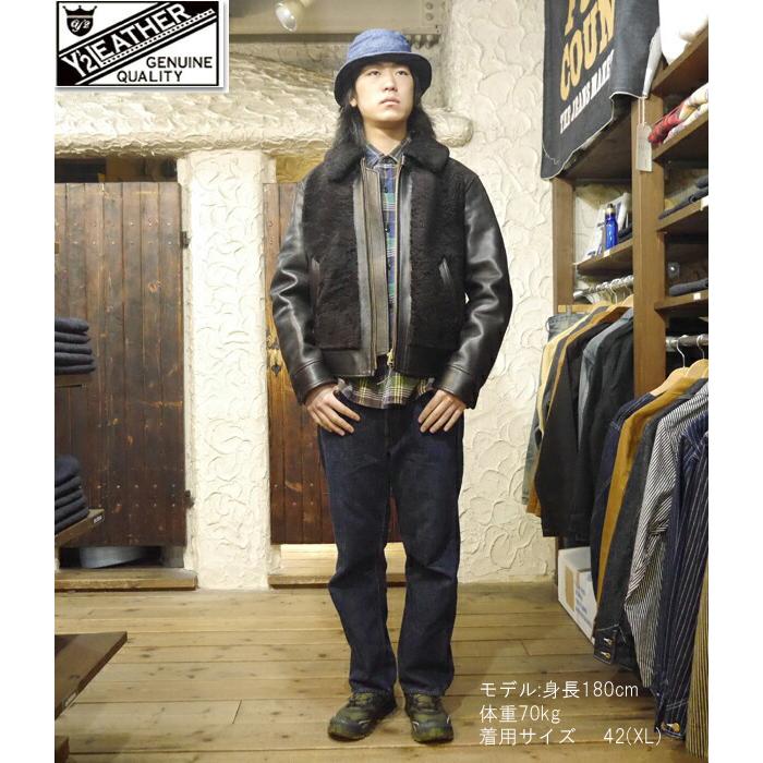 Y'2 LEATHER ワイツーレザー 熊ジャン Y2-10-25SP グリズリー Y'2 LEATHER ワイツーレザー 熊ジャン Y2-10-25SP グリズリー