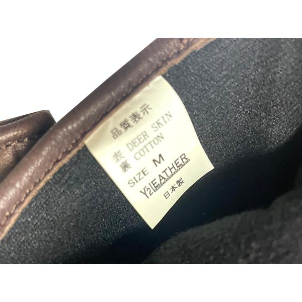 Y'2 LEATHER ワイツーレザー レザーグローブ YG-01 ディアスキン