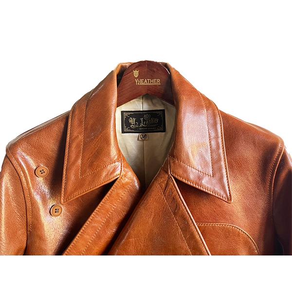 Y'2 LEATHER ワイツーレザー アビエータージャケット YK-09 OIL WAX