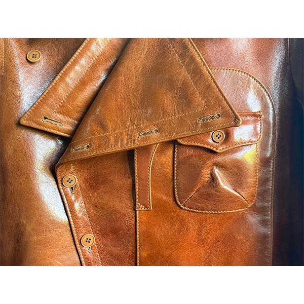 Y'2 LEATHER ワイツーレザー アビエータージャケット YK-09 OIL WAX