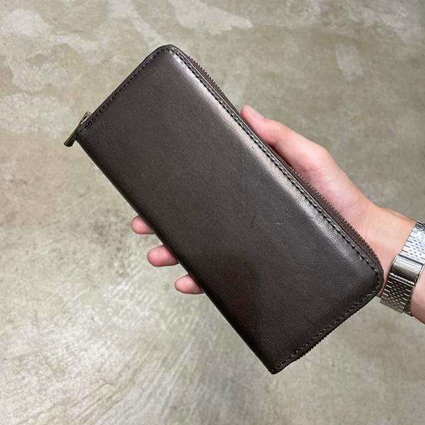 Y'2 LEATHER ワイツーレザー YW-06 長財布 HORSE HIDE LONG WALLET ホースハイド ロングウォレット 馬革 本革  インディゴ アメカジ バイカー メンズ 日本製